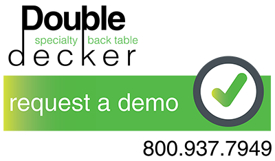 Request a demo of our OR back tables